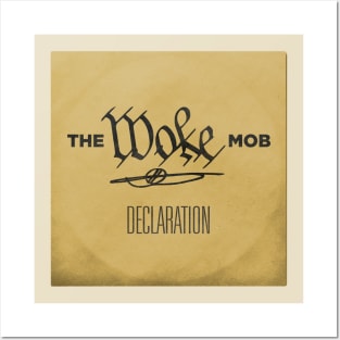 The Woke Mob - Declaration album cover Posters and Art